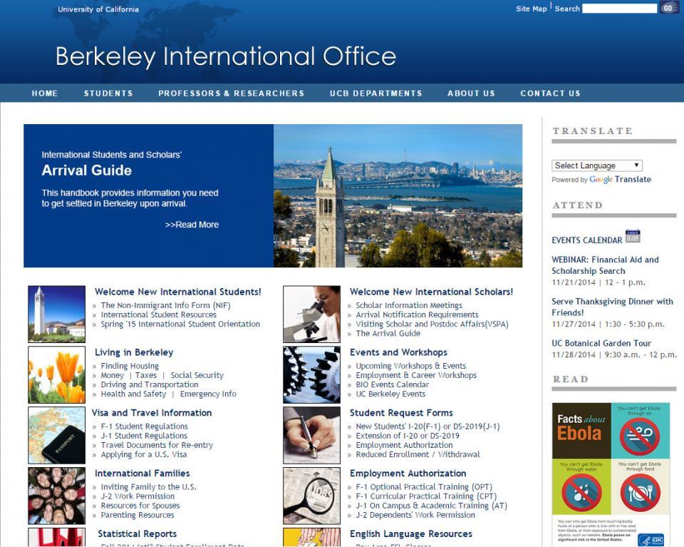 Berkeley International Office | Risk Services